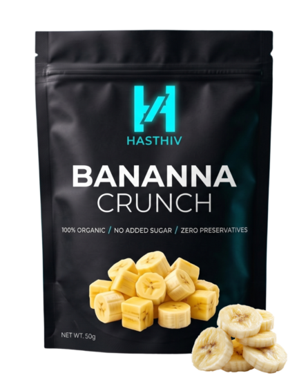 FREEZE DRIED BANANA FRUIT CRUNCH | 100% Organic, No Added Sugar
